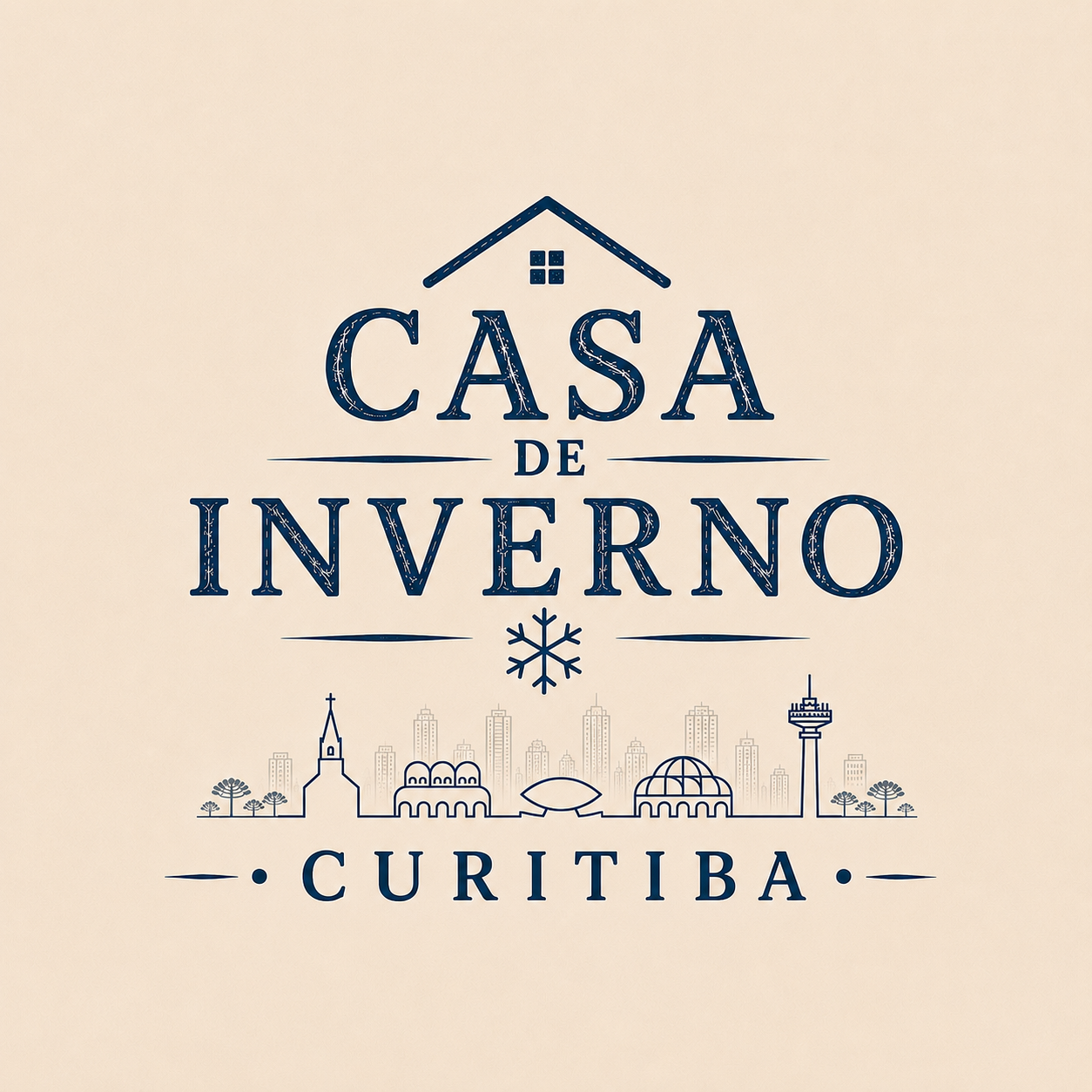 Identidade oficial da Casa de Inverno em Curitiba