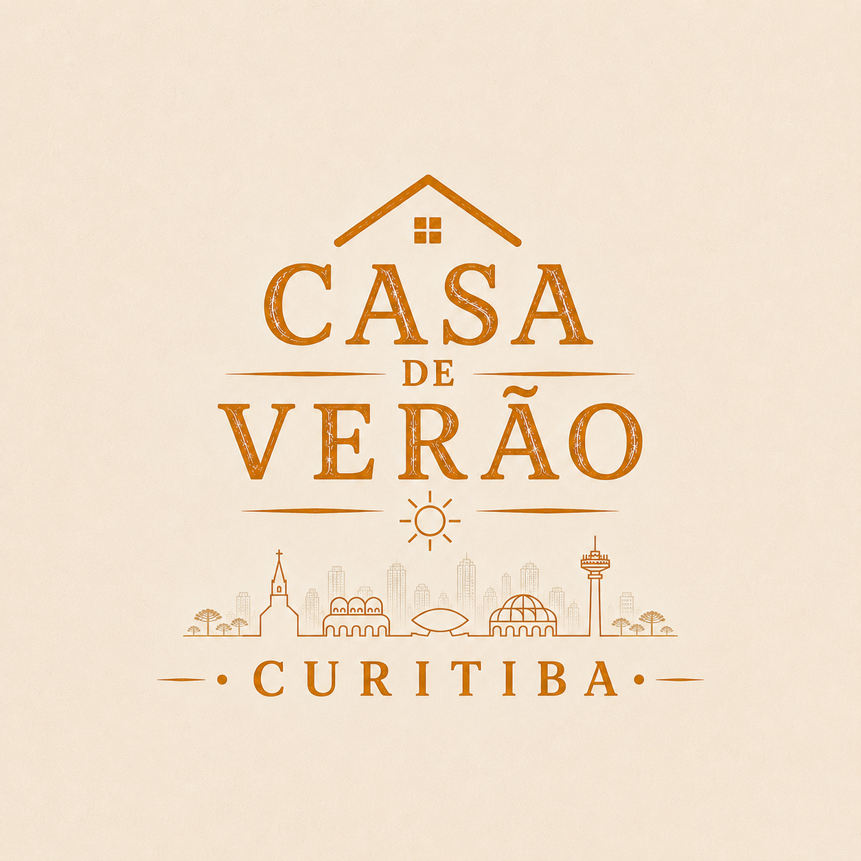 Identidade oficial da Casa de Verão em Curitiba